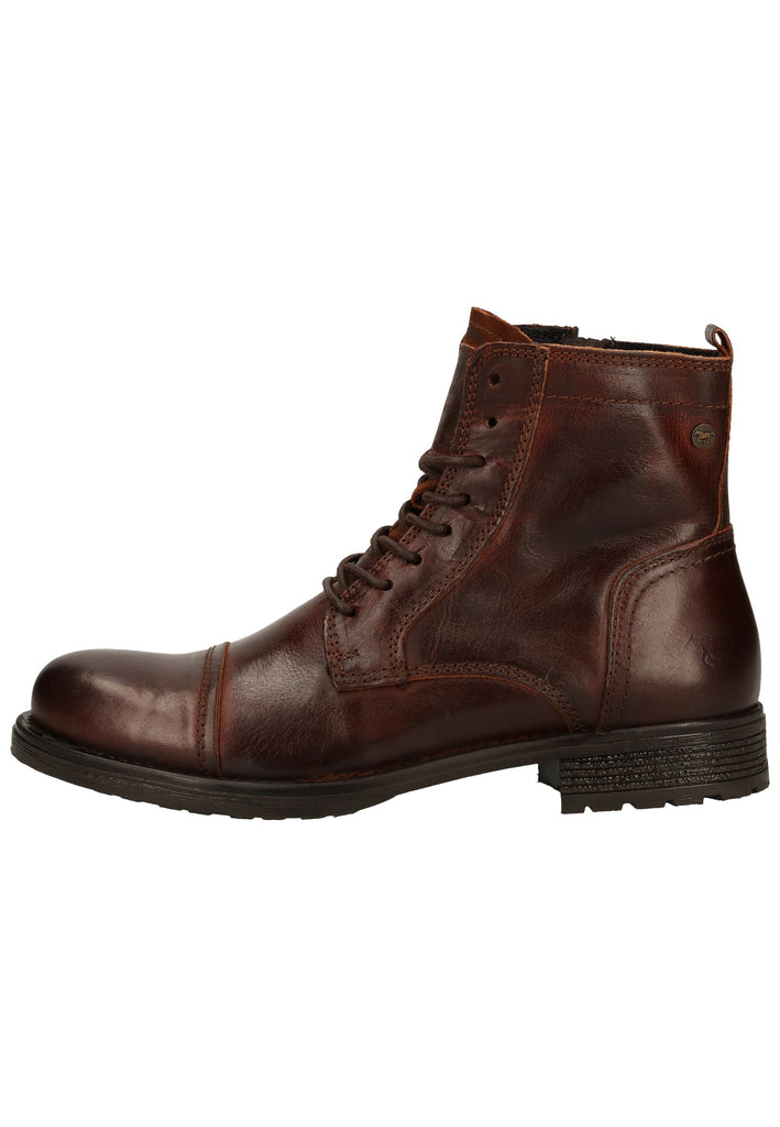 Mustang Stiefelette Leder Kastanie