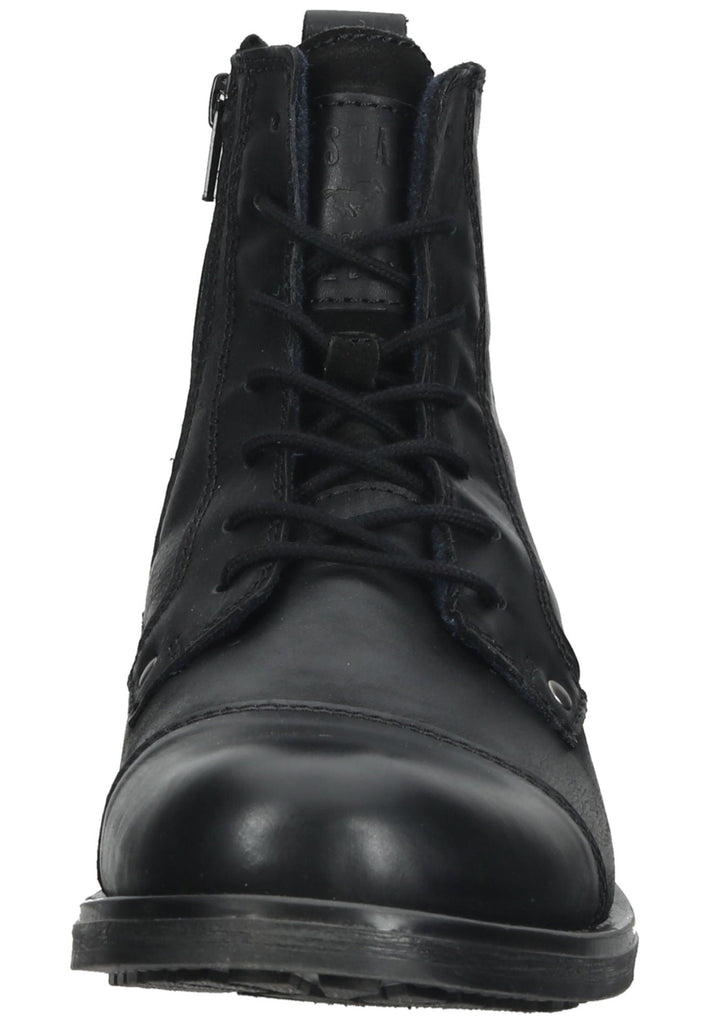 Mustang Stiefelette Leder Schwarz