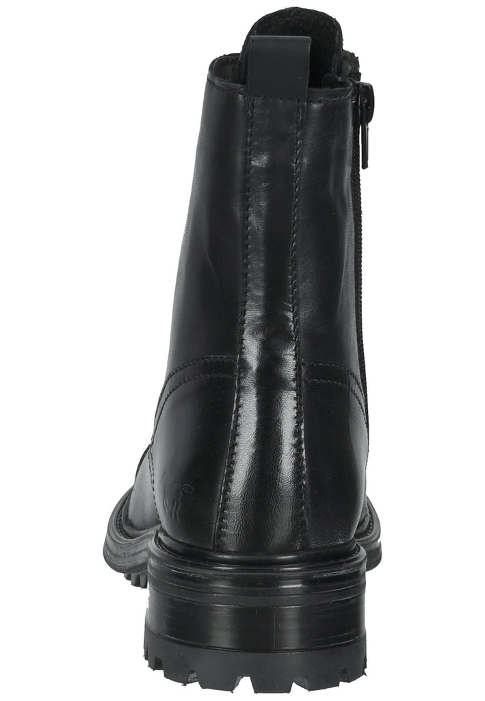 Mustang Stiefelette Leder Schwarz