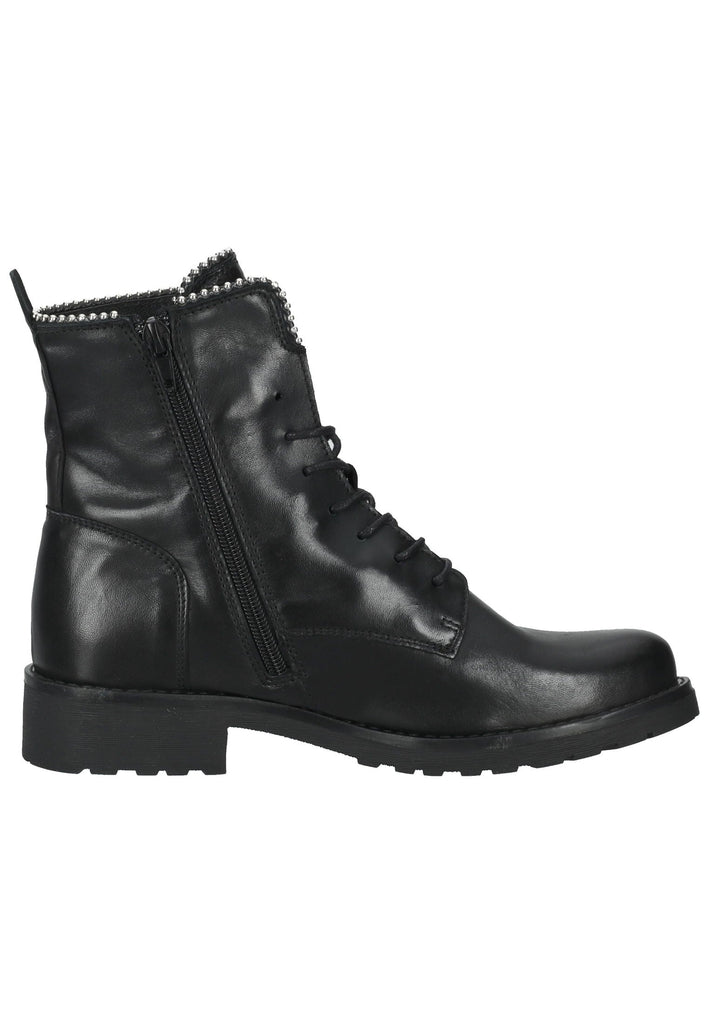 Mustang Stiefelette Leder Schwarz