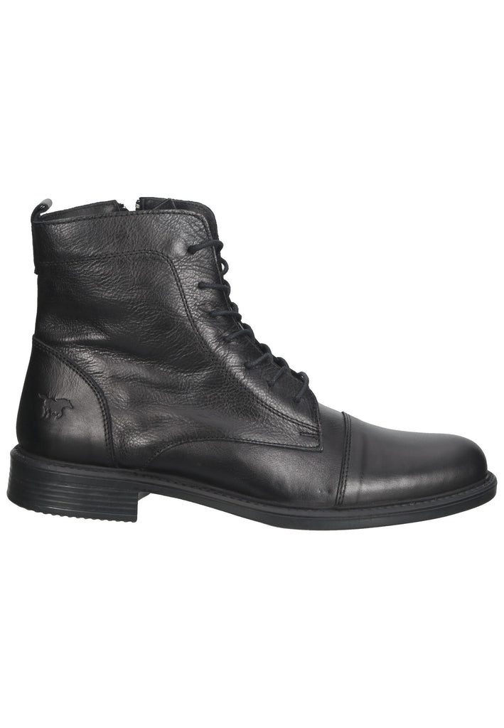 Mustang Stiefelette Leder Schwarz