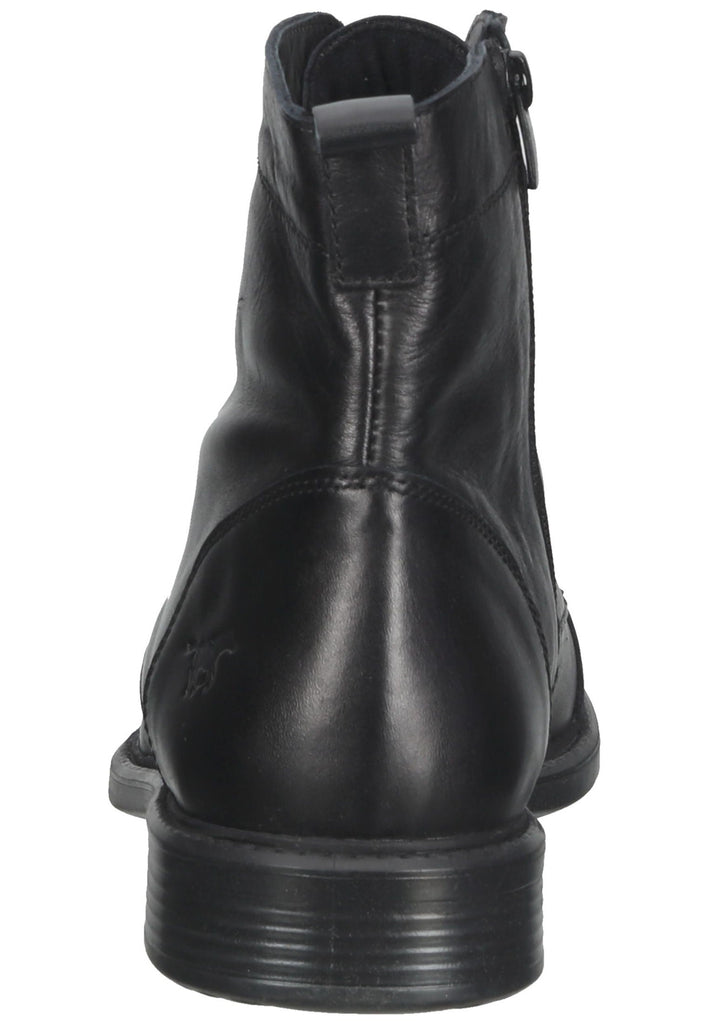 Mustang Stiefelette Leder Schwarz