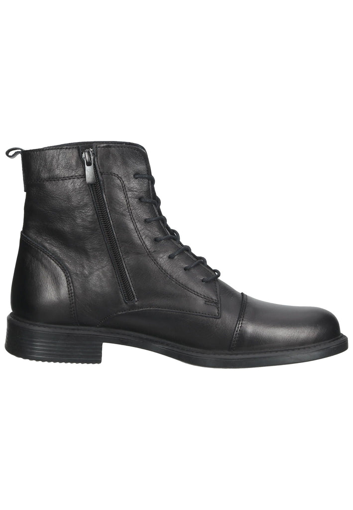 Mustang Stiefelette Leder Schwarz