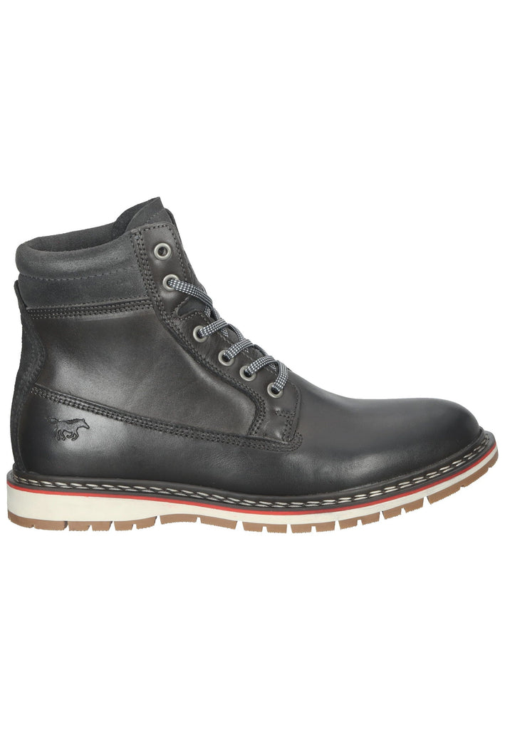 Mustang Stiefelette Leder Schwarz
