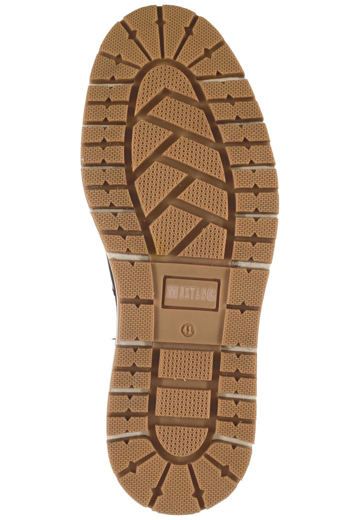 Mustang Stiefelette Leder Schwarz