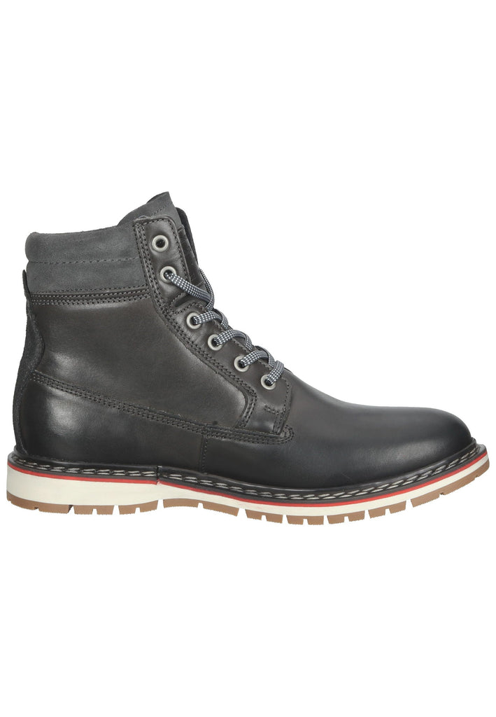Mustang Stiefelette Leder Schwarz