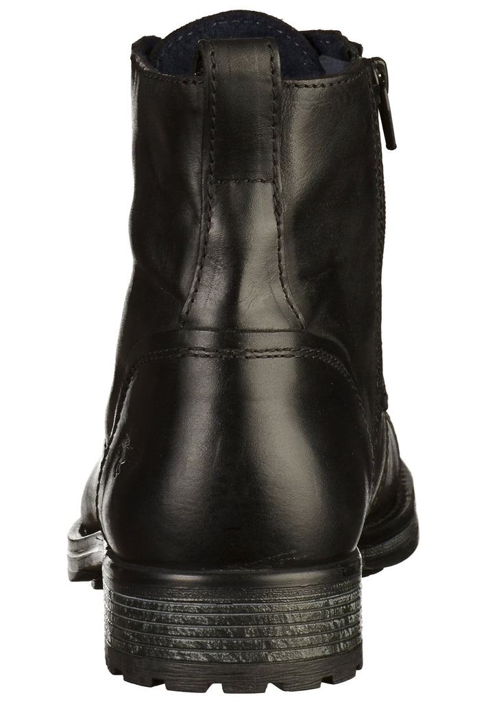 Mustang Stiefelette Leder Schwarz