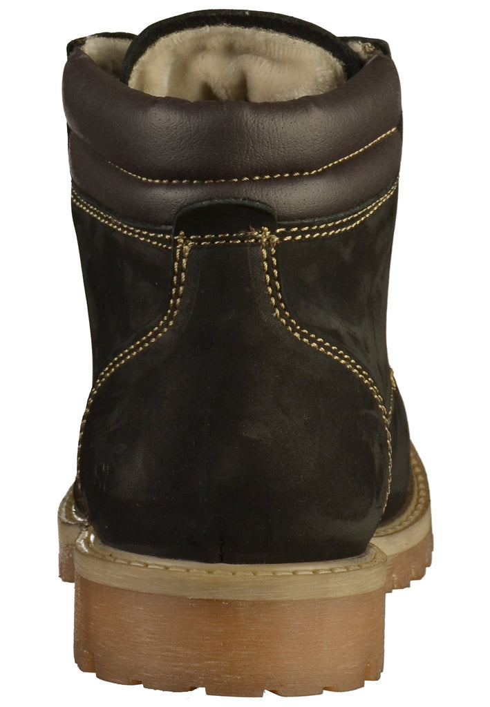 Mustang Stiefelette Leder Schwarz
