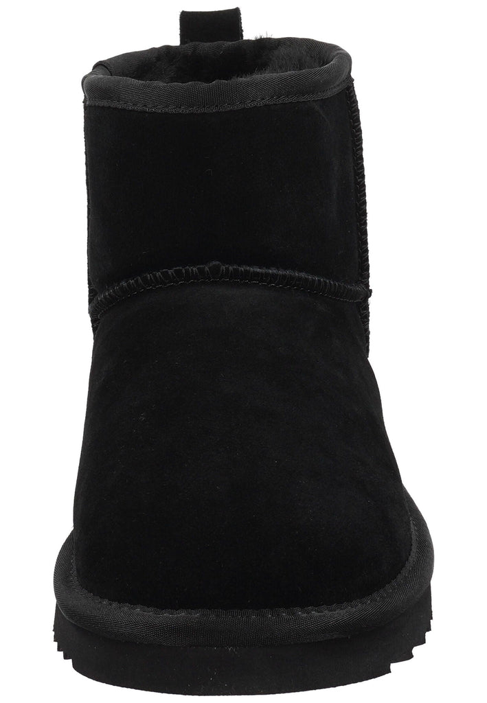 Mustang Stiefelette Leder Schwarz Warmfutter