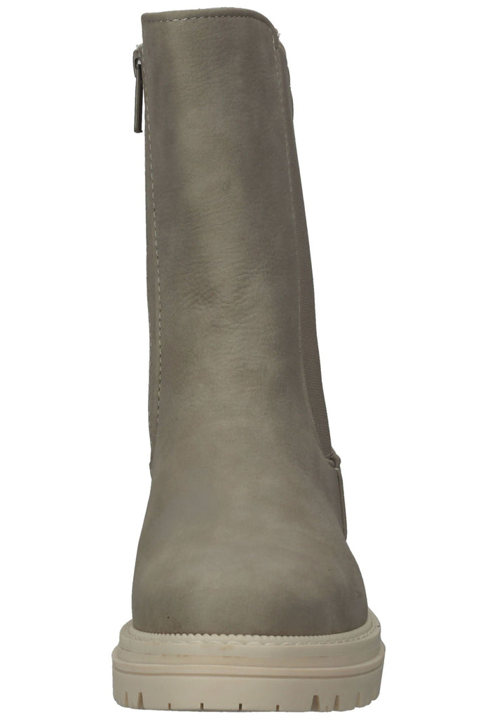 Mustang Stiefelette Lederimitat Beige