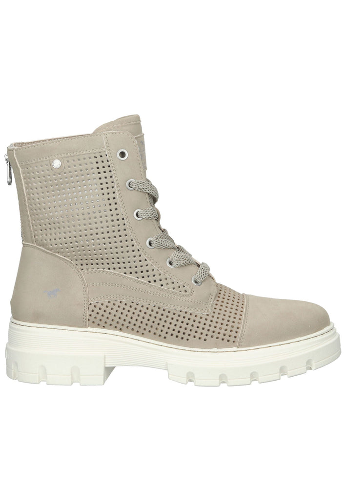 Mustang Stiefelette Lederimitat Beige