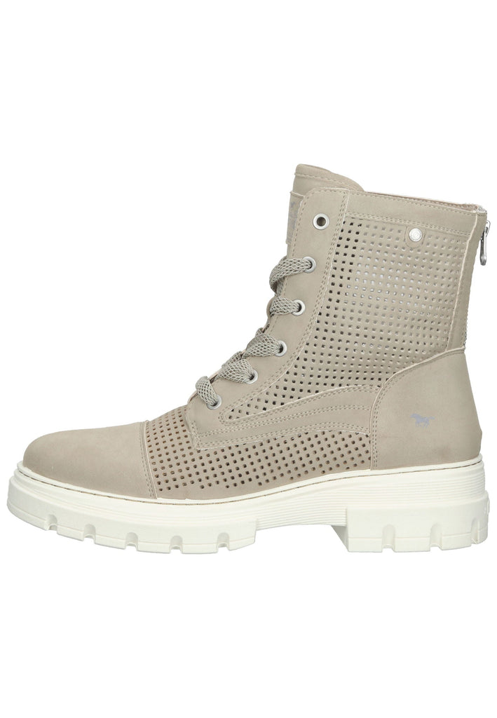 Mustang Stiefelette Lederimitat Beige