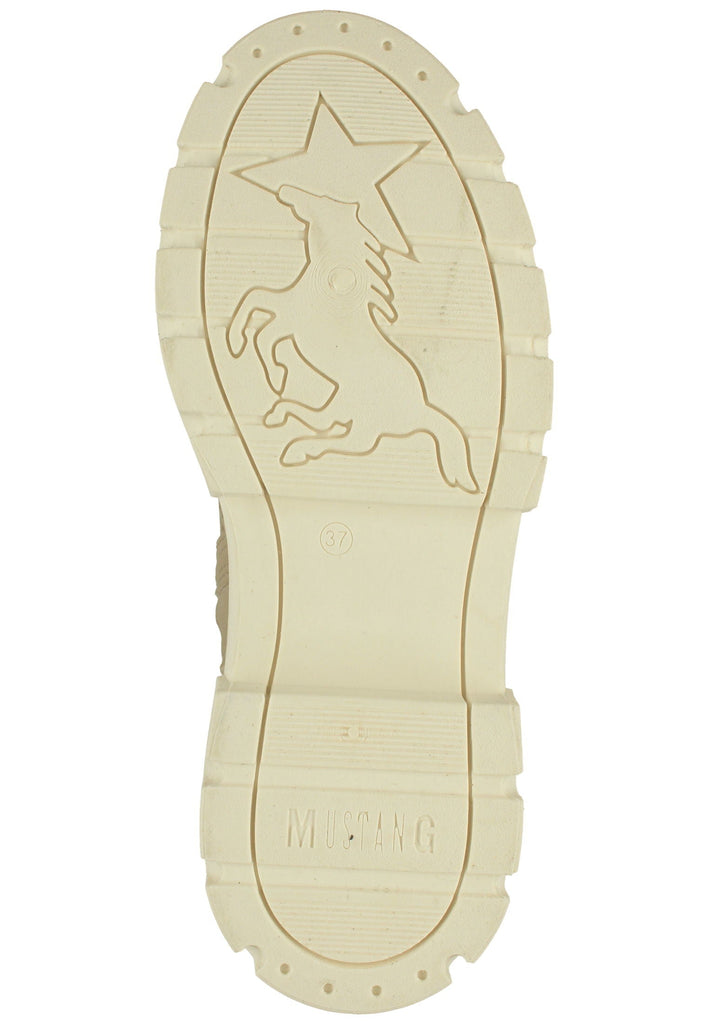 Mustang Stiefelette Lederimitat Beige