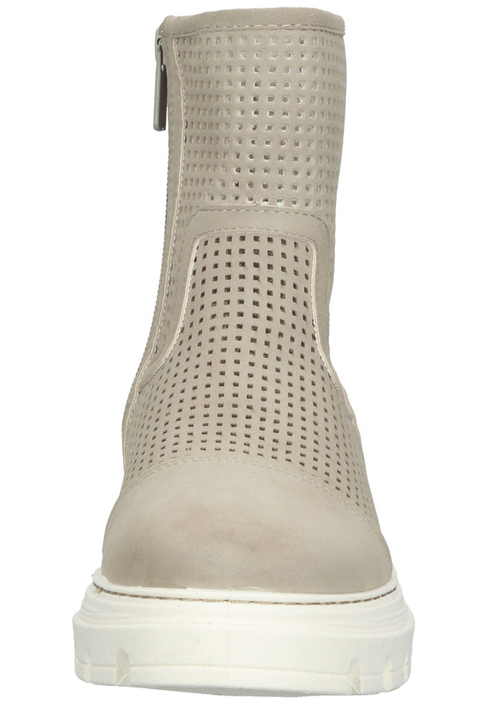 Mustang Stiefelette Lederimitat Beige