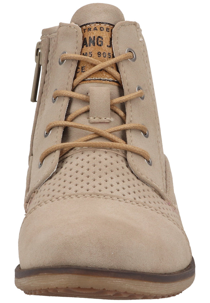 Mustang Stiefelette Lederimitat Beige