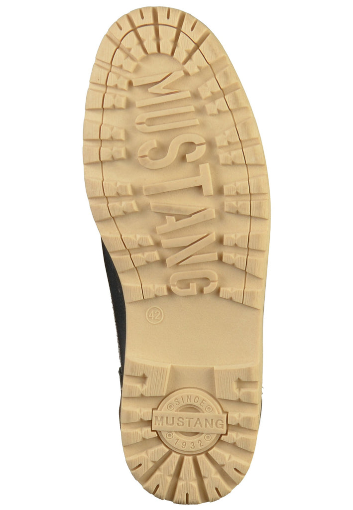 Mustang Stiefelette Lederimitat Blau