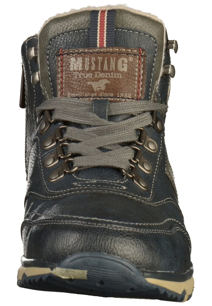 Mustang Stiefelette Lederimitat Blau