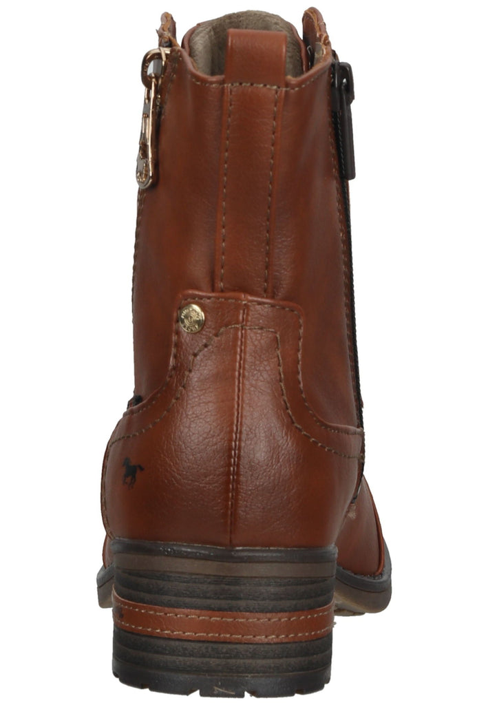 Mustang Stiefelette Lederimitat Braun