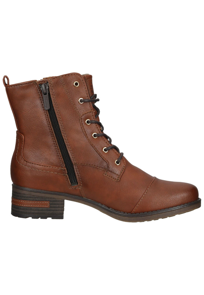 Mustang Stiefelette Lederimitat Braun