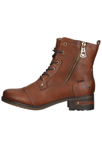Mustang Stiefelette Lederimitat Braun