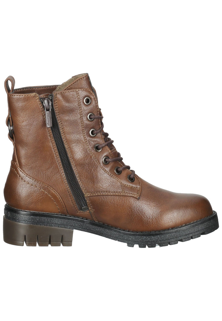Mustang Stiefelette Lederimitat Braun