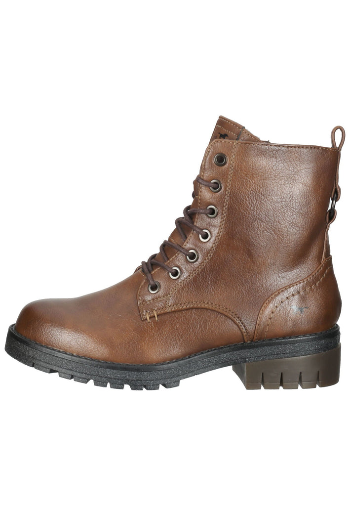 Mustang Stiefelette Lederimitat Braun