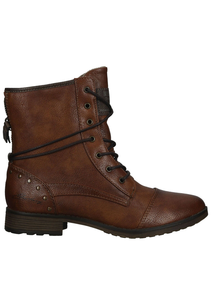 Mustang Stiefelette Lederimitat Cognac