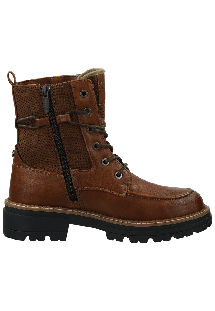 Mustang Stiefelette Lederimitat Cognac