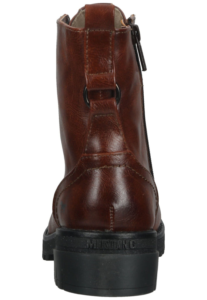 Mustang Stiefelette Lederimitat Cognac