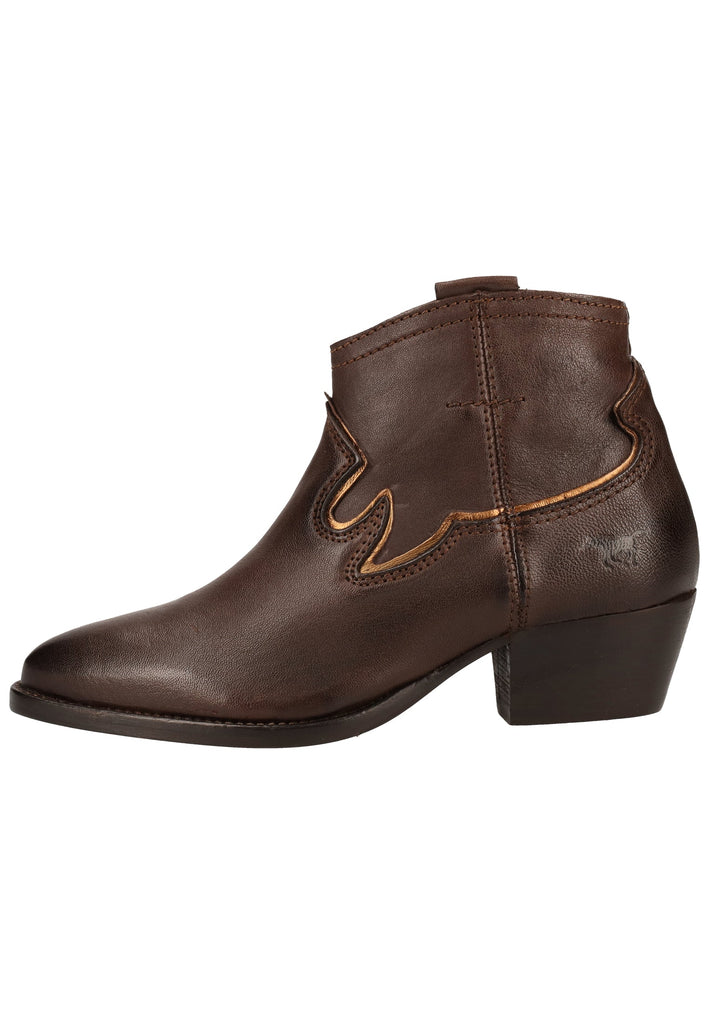 Mustang Stiefelette Lederimitat Dunkelbraun