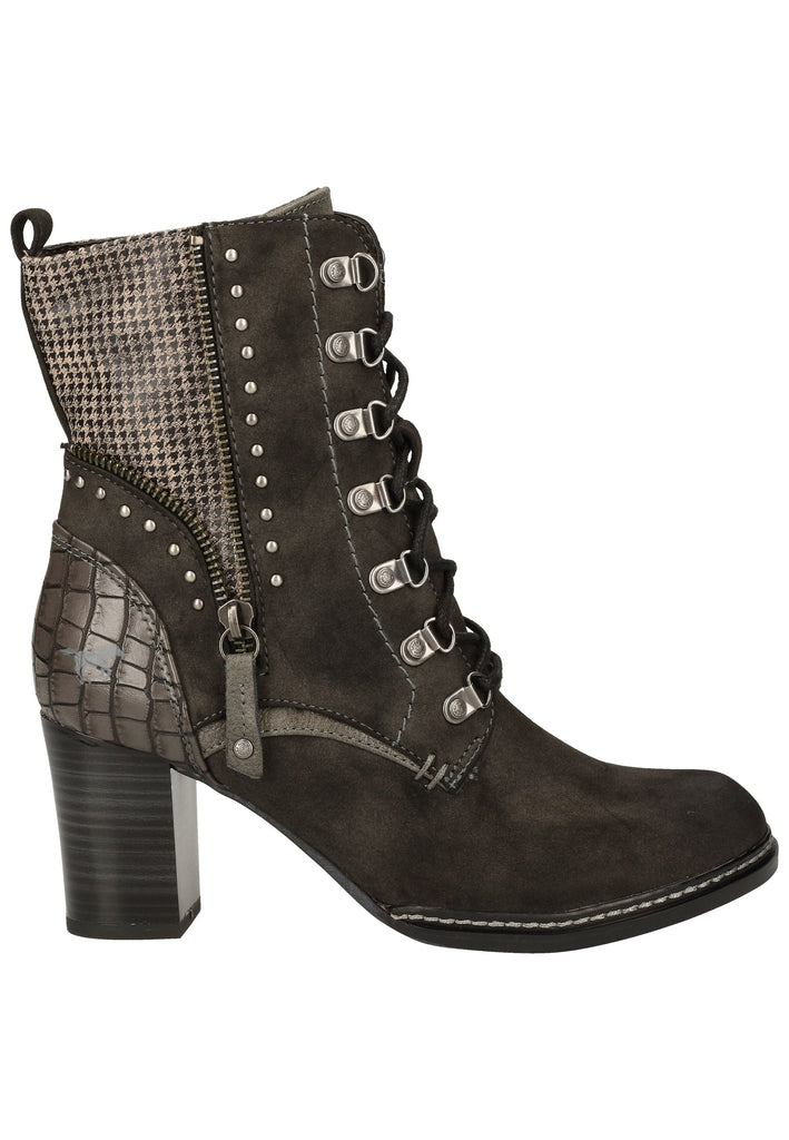 Mustang Stiefelette Lederimitat Dunkelgrau