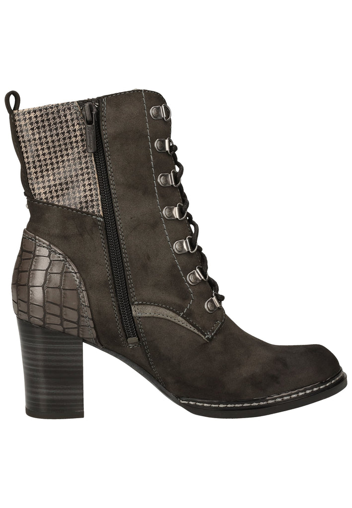 Mustang Stiefelette Lederimitat Dunkelgrau