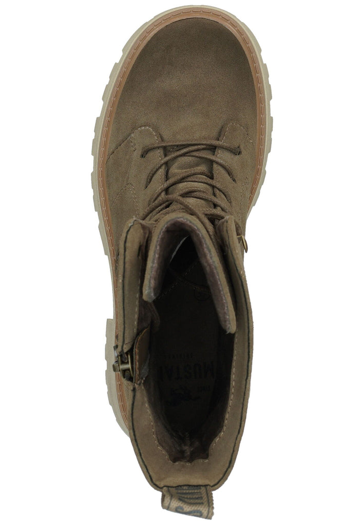 Mustang Stiefelette Lederimitat Erde Warmfutter