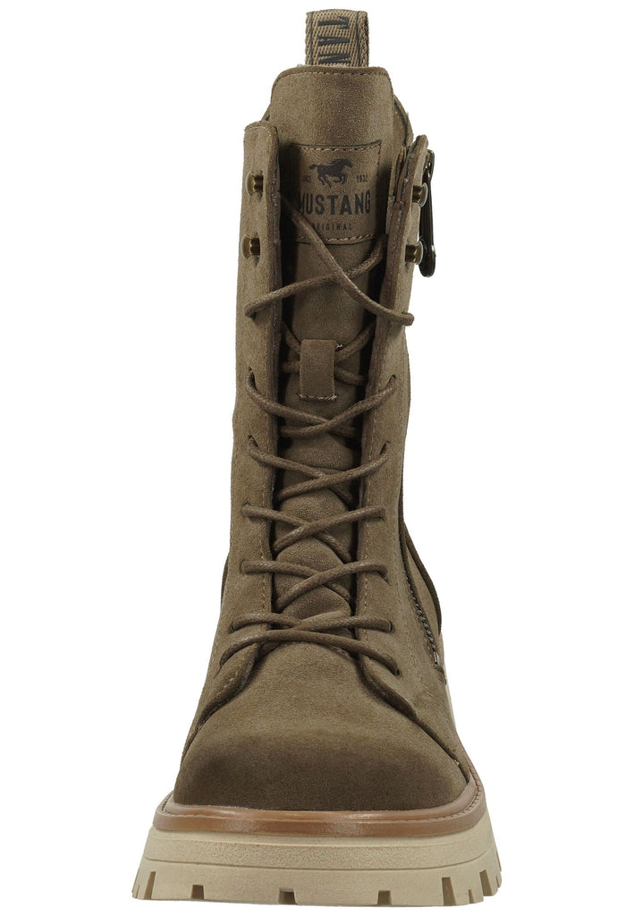 Mustang Stiefelette Lederimitat Erde Warmfutter