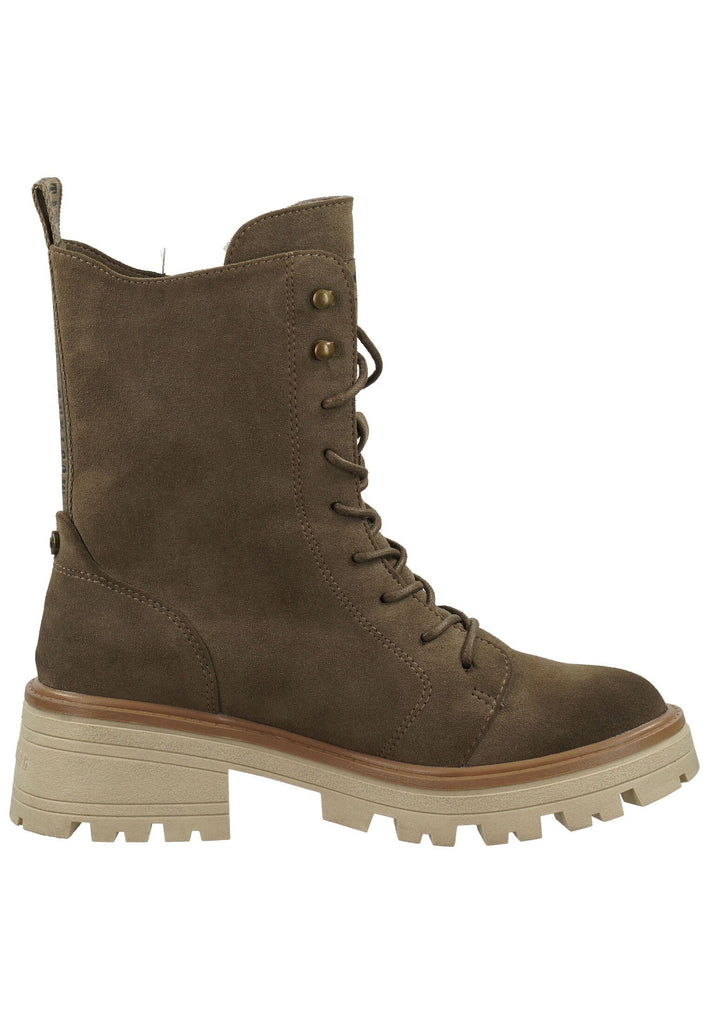 Mustang Stiefelette Lederimitat Erde Warmfutter