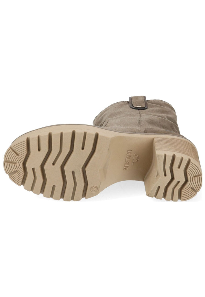 Mustang Stiefelette Lederimitat Erde Warmfutter