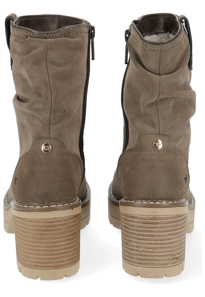 Mustang Stiefelette Lederimitat Erde Warmfutter