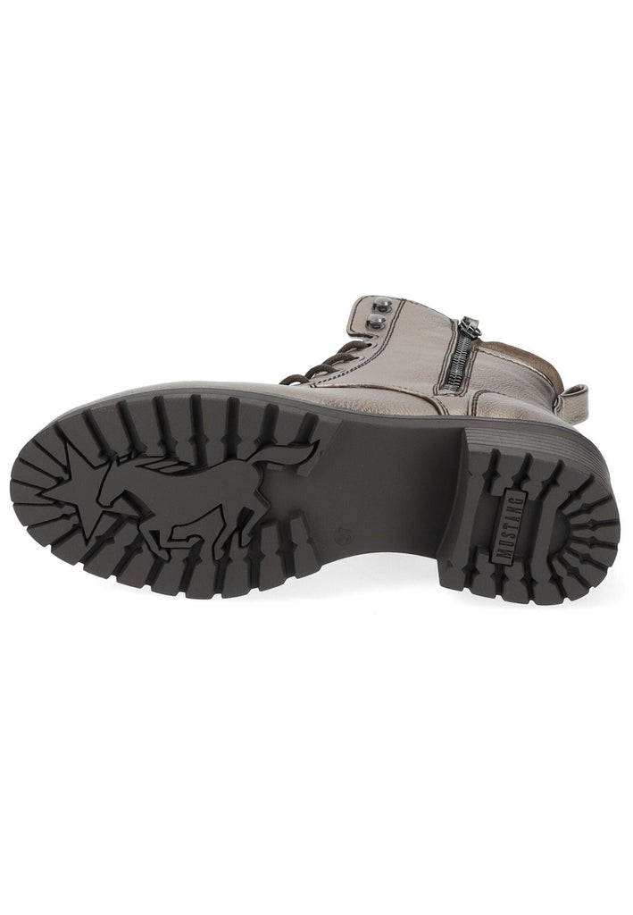 Mustang Stiefelette Lederimitat Gold Warmfutter
