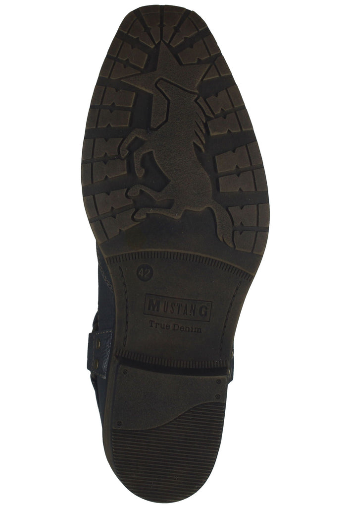 Mustang Stiefelette Lederimitat Graphit