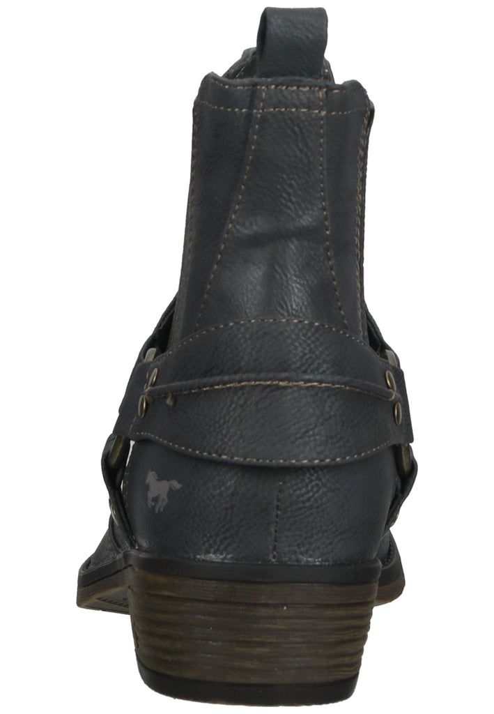 Mustang Stiefelette Lederimitat Graphit