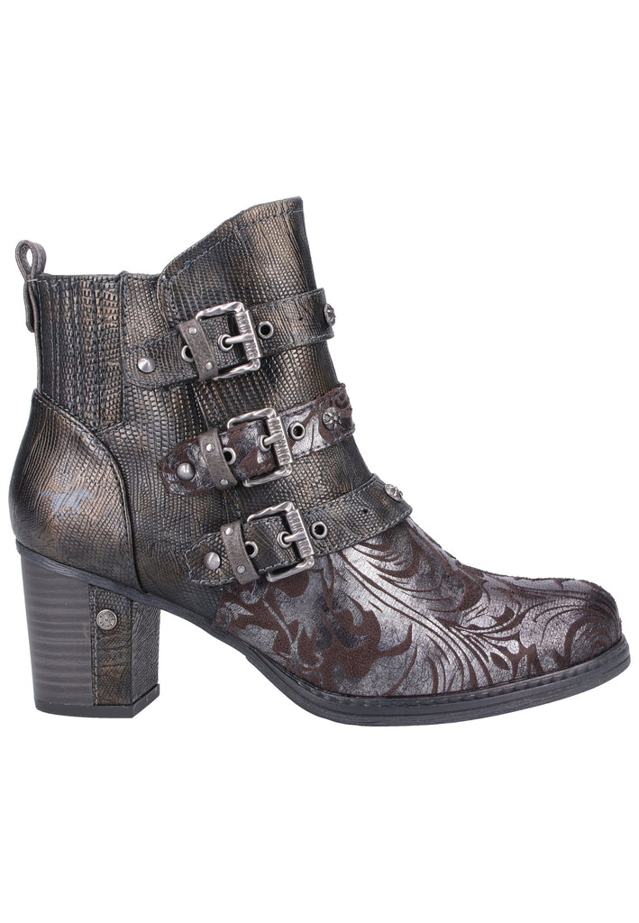 Mustang Stiefelette Lederimitat Graphit