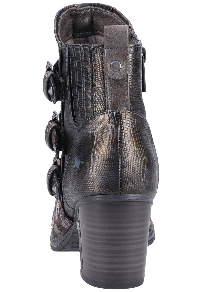 Mustang Stiefelette Lederimitat Graphit
