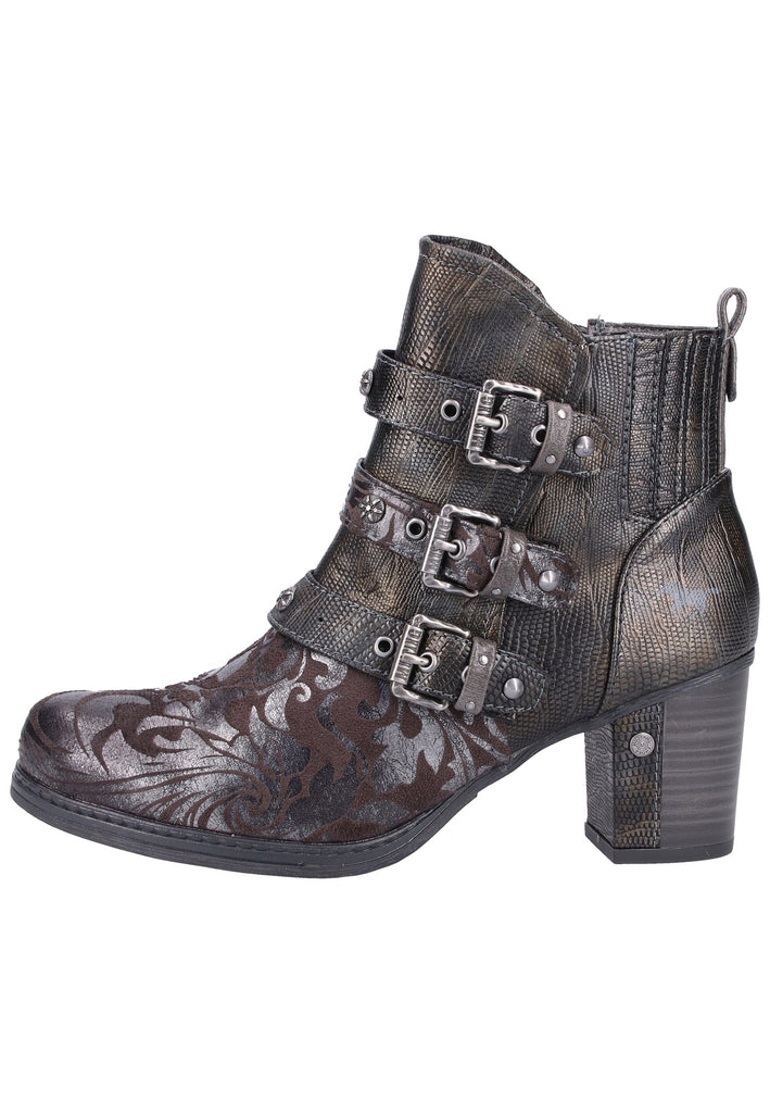 Mustang Stiefelette Lederimitat Graphit