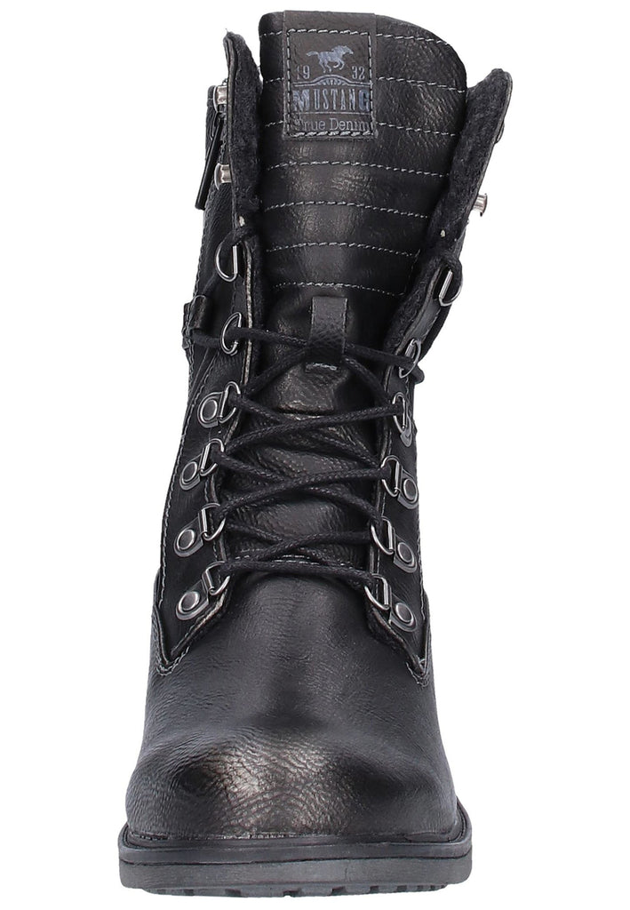 Mustang Stiefelette Lederimitat Graphit