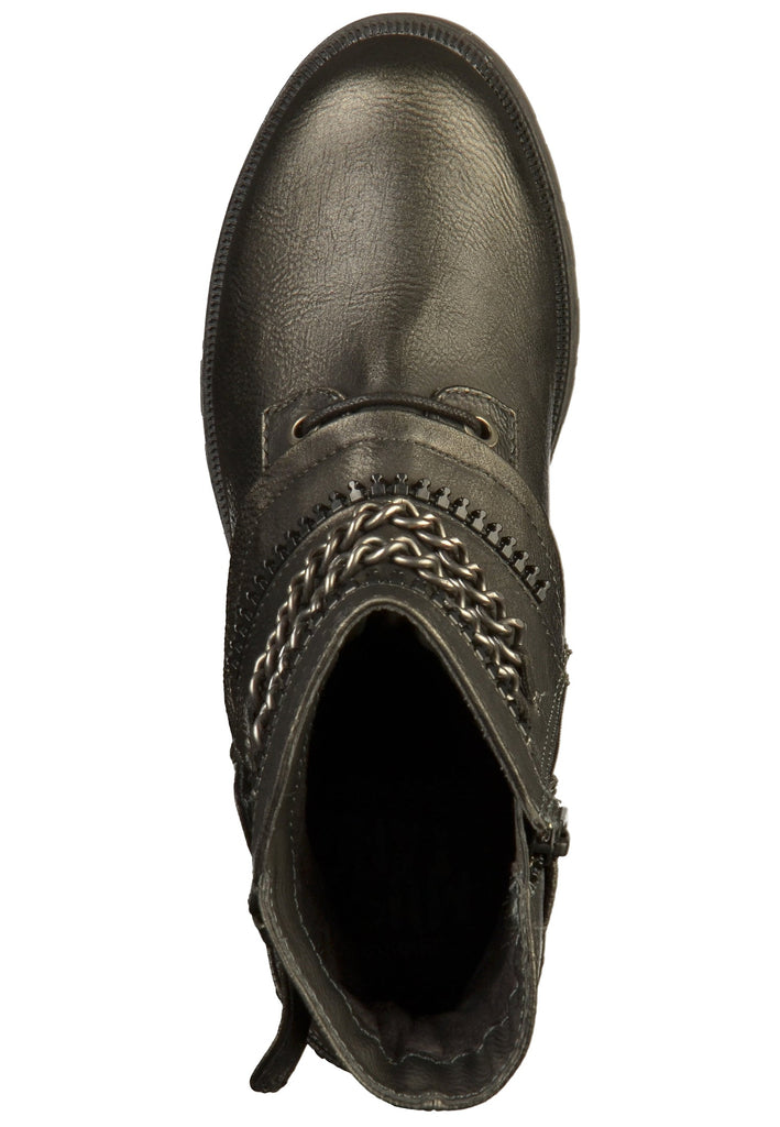 Mustang Stiefelette Lederimitat Graphit