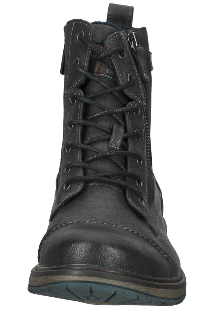 Mustang Stiefelette Lederimitat Graphit Warmfutter