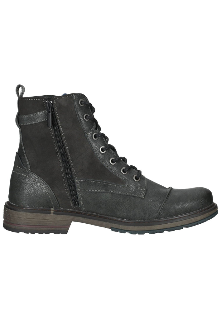 Mustang Stiefelette Lederimitat Graphit Warmfutter