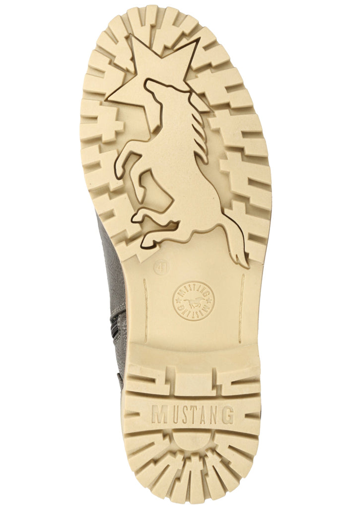 Mustang Stiefelette Lederimitat Graphit Warmfutter