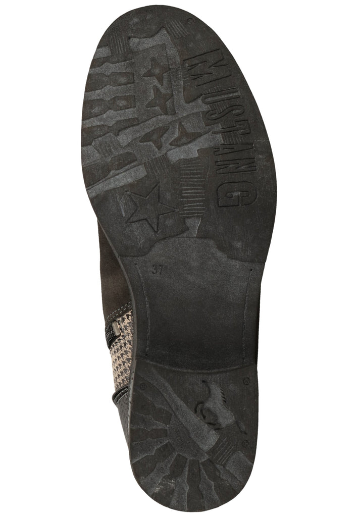 Mustang Stiefelette Lederimitat Graphit Warmfutter