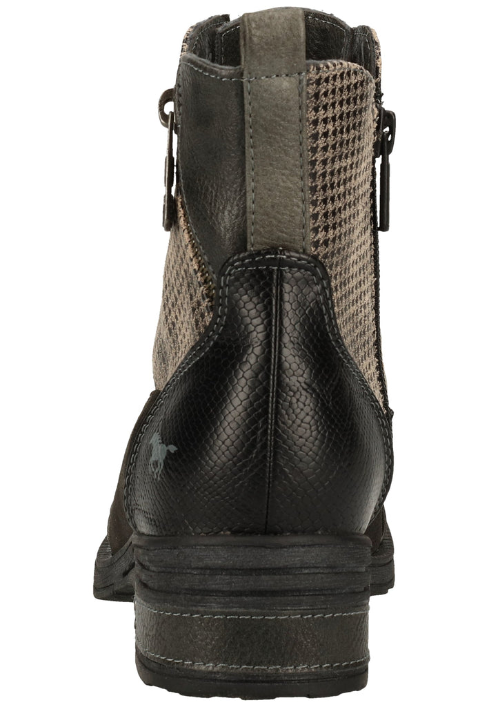 Mustang Stiefelette Lederimitat Graphit Warmfutter
